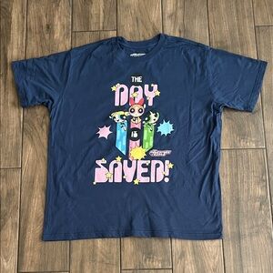 Blue Powerpuff Graphic T-Shirt